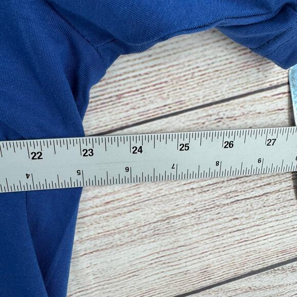 NHL Edmonton Oilers Distressed Logo T-Shirt Adult XL Blue Orange NEW - Picture 7 of 8